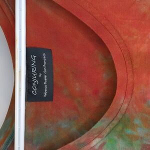 1X/2X Conjuring Silk Tie Dye Dress